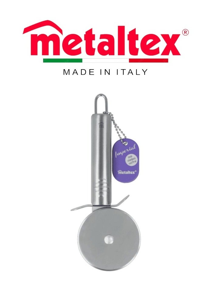 Metaltex Imperial Pizza Cutter – 67mm Stainless Steel Blade with Ergonomic Handle, Beginner Series