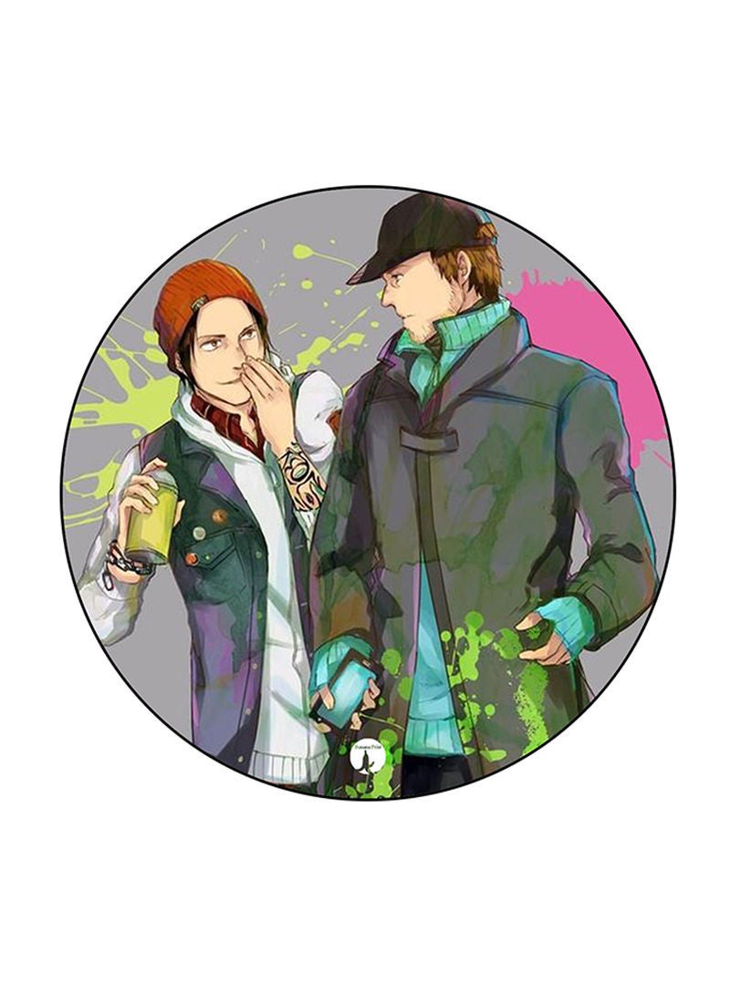 RKN Video Game Infamous Second Son Printed Pin Multicolour - Image 1