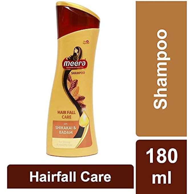 MEERA HAIRFALL CARE SHAMPOO WITH SHIKAKAI & BADAM (FOR STRONG & HEALTHY HAIR) - Image 3