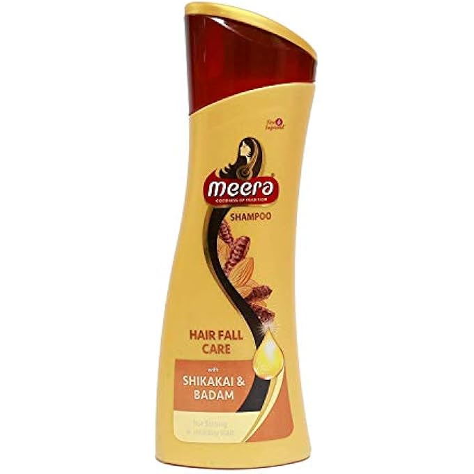 MEERA HAIRFALL CARE SHAMPOO WITH SHIKAKAI & BADAM (FOR STRONG & HEALTHY HAIR) - Image 1