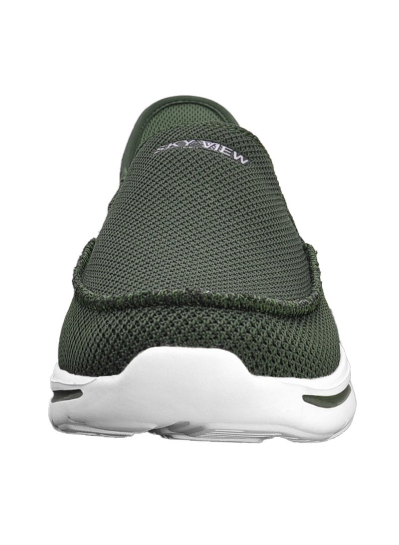 Sky View Athlesiure Men's Loafer Smooth Step Hands Free Slip-ins Loafer Flats Comfortable And Light-Weight Slip On Walking Shoes For Men Green - Image 3