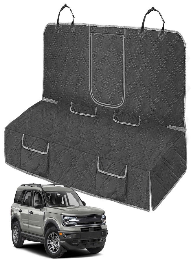 Kistrba Dog Car Seat Cover Compatible with 2021-2025 Ford Bronco Sport, Waterproof Pet Bench Seat Cover for Back Seat, 600D Heavy Duty Scratch Proof Nonslip Truck Seat Covers for Dogs - Image 1