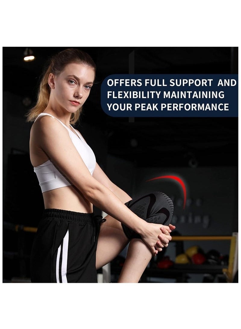 ATRJSZ Knee Brace 2 Pack Knee Compression Sleeve Support for Men & Women Weightlifting, Gym, Workout, Hiking, Sports (Medium)  - Image 4