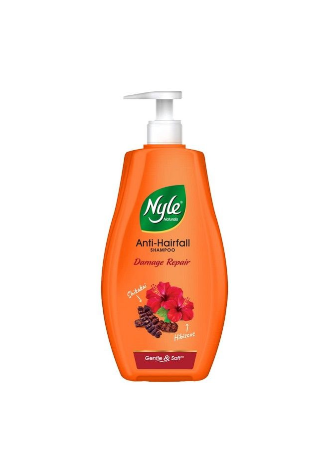Nyle Naturals Damage Repair Anti Hairfall Shampoo With Shikakai And Hibiscus Gentle And Soft Shampoo Ph Balanced And Paraben Free1L - Image 2