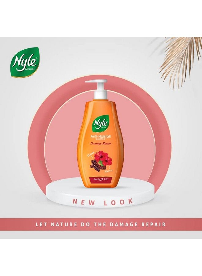 Nyle Naturals Damage Repair Anti Hairfall Shampoo With Shikakai And Hibiscus Gentle And Soft Shampoo Ph Balanced And Paraben Free1L - Image 5