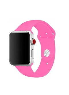 Silicone Replacement Band For Apple Watch 38/40mm Barbie Pink