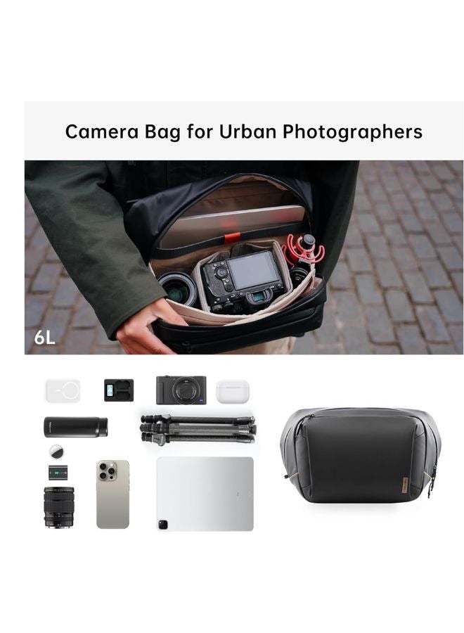 PGYTECH Onego Solo Sling Bag V2 Moss Green 6L - Image 4