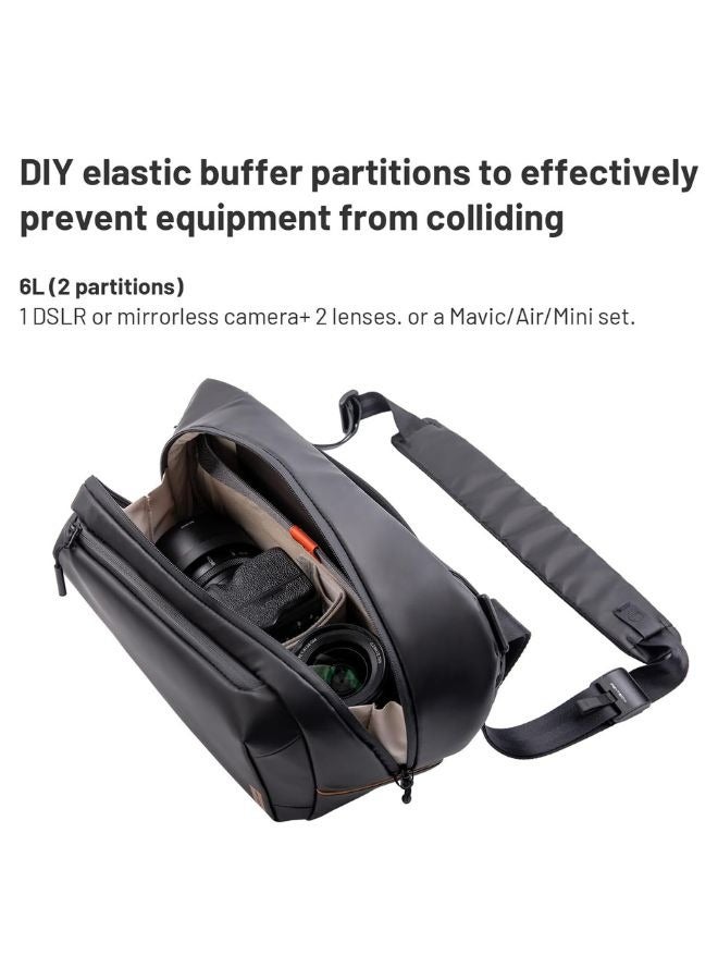 PGYTECH Onego Solo Sling Bag V2 Moss Green 6L - Image 5