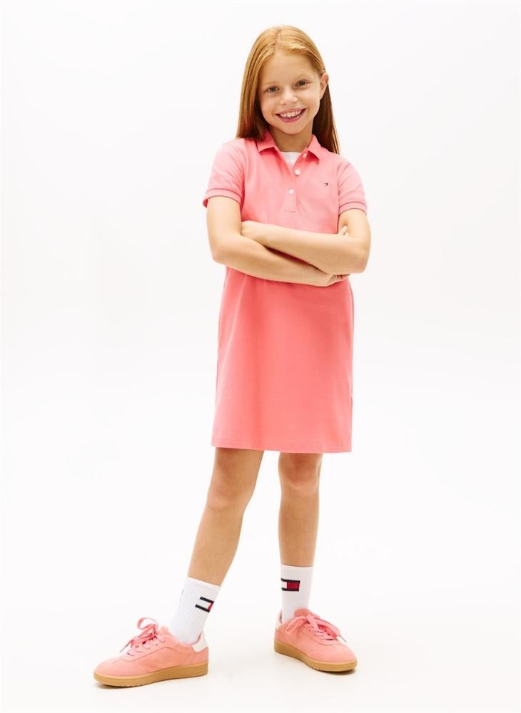 TOMMY HILFIGER Essential Pique Short Sleeve Polo Dress - Image 1