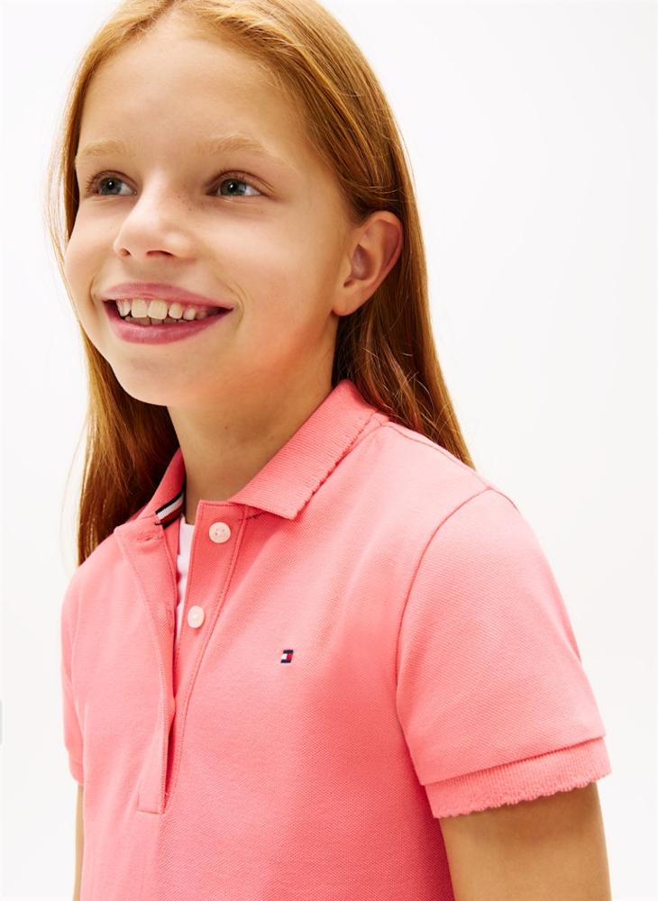 TOMMY HILFIGER Essential Pique Short Sleeve Polo Dress - Image 4