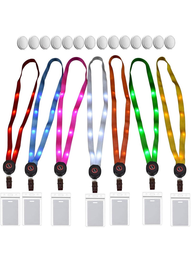 AMNQUERXUS LED Light Up Cruise Lanyard Waterproof Lanyards Necklace for Disney Disneyland  - Image 1