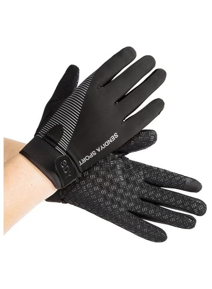 Generic Workout Gloves, Full Palm Protection & Extra Grip, Gym Fishing Fencing Gloves for Weight Lifting, Training, Fitness, Exercise (Men & Women)(L) - Image 1