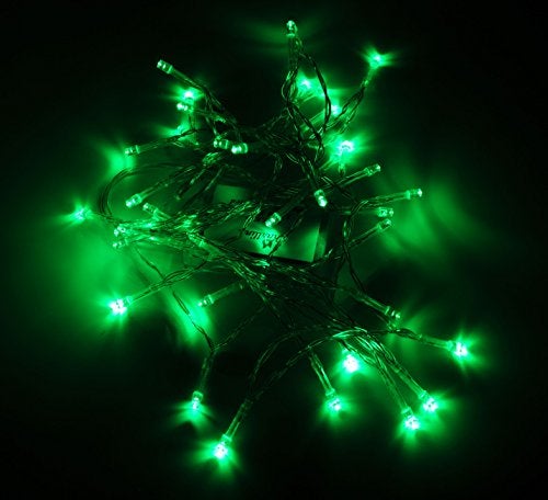 Karlling Battery Operated Green 40 LED Fairy Light String Wedding Party Xmas Christmas Decorations(Green) - Image 4
