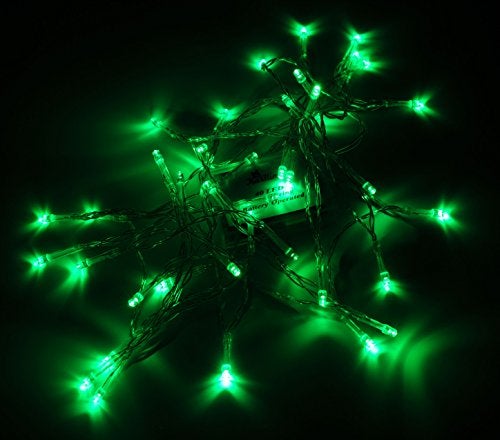 Karlling Battery Operated Green 40 LED Fairy Light String Wedding Party Xmas Christmas Decorations(Green) - Image 5