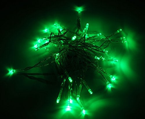 Karlling Battery Operated Green 40 LED Fairy Light String Wedding Party Xmas Christmas Decorations(Green) - Image 1