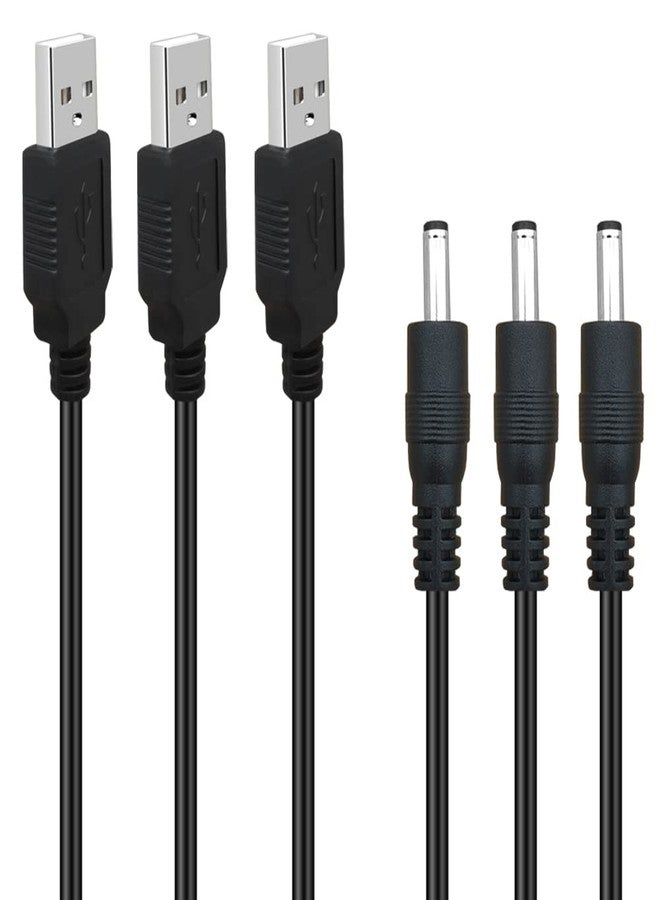SCOVEE 3 حزمة 6 قدم 5 فولت تيار مستمر كابل طاقة USB إلى موصل جاك أسطواني 3.5 مم × 1.35 مم - Image 1