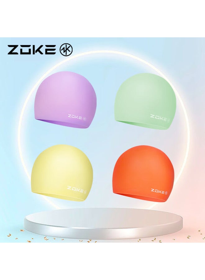 Zoke Silicone Waterproof Comfortable Ear Protection And Hair Protection Professional Swimming Cap 625503211a-8 - Image 2
