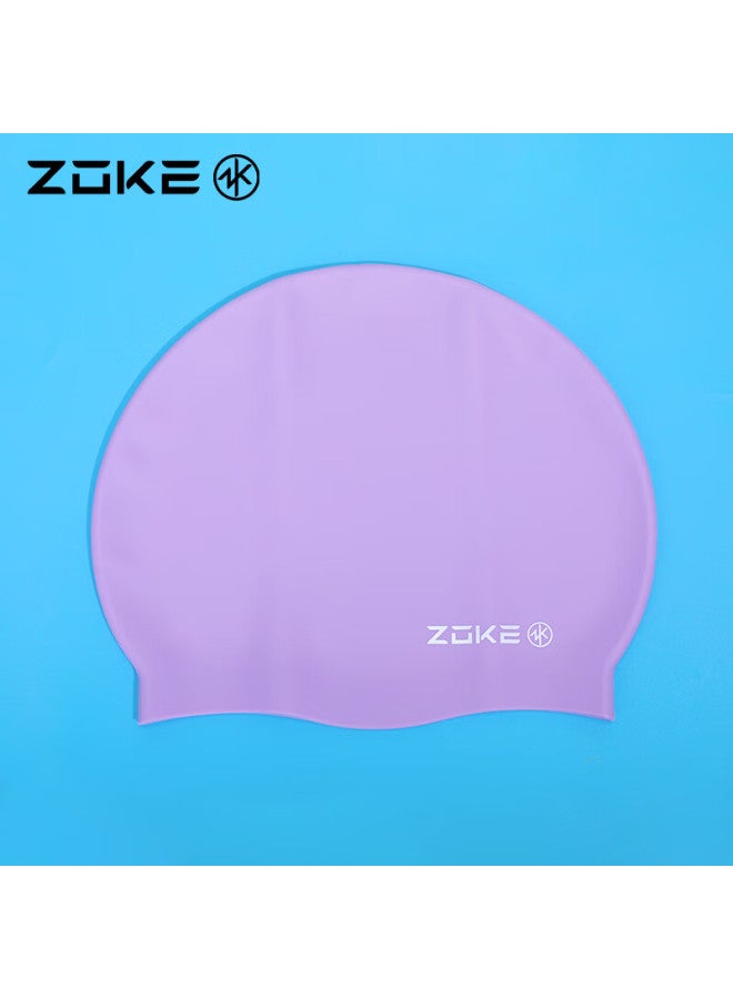 Zoke Silicone Waterproof Comfortable Ear Protection And Hair Protection Professional Swimming Cap 625503211a-8 - Image 1