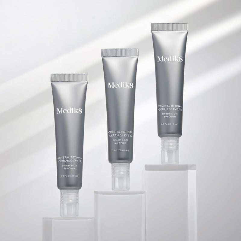 Medik8 Crystal Retinal Ceramide Eye 3 - Gentle Vitamin A Eye Cream - Reduces Appearance of Wrinkles - Perfect for Sensitive Skin - 0.5 oz - Image 3
