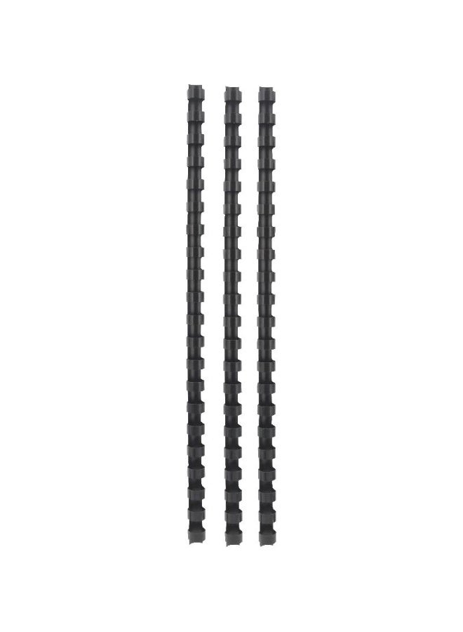 ROCO Spiral Binding Comb 8mm Plastic A4 Black - Image 3