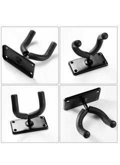 VITION Guitar Wall Mount Hanger Hook for Acoustic and Electric Guitars Pack of 2  - Image 4