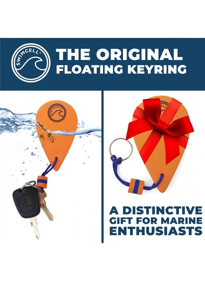 Generic - Swimcell Floating Keychain For Boat Keys Action Camera, Phone Case. Floats 60Gm In Water. 3 Times More Than A Marine Cork! Key Float Keyring Sailing Gift. - Image 1
