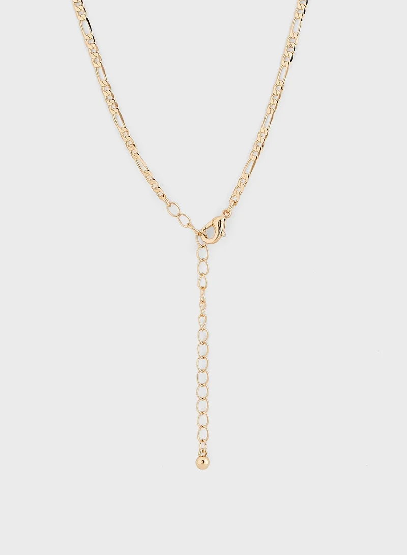 Ginger 2 Pack Novelty Heart Pendant Necklace