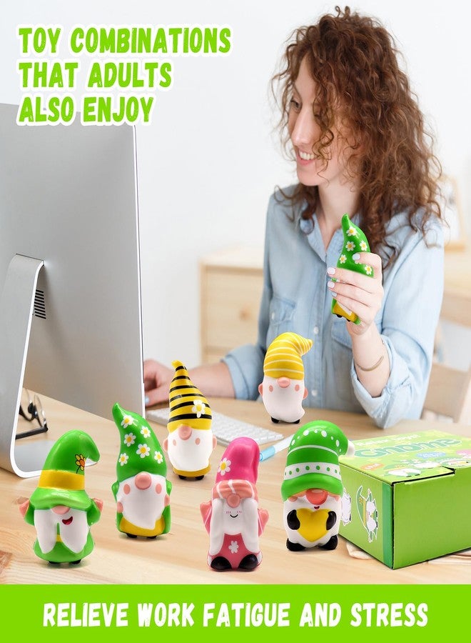 JOINBO 6 Pack Gnomes Squishies Toys Slow Rising Stress Relief Super Soft Squeeze Kawaii Cute Basket Stuffers Gifts for Kids,Boys,Girls - Image 5