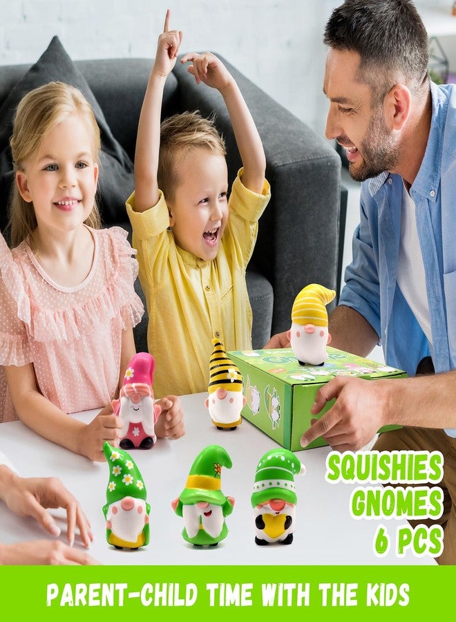 JOINBO 6 Pack Gnomes Squishies Toys Slow Rising Stress Relief Super Soft Squeeze Kawaii Cute Basket Stuffers Gifts for Kids,Boys,Girls - Image 4