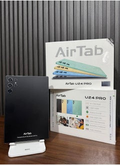 AirTab U24 Pro Smart Tablet 10.1-FHD Inch Display 16GB RAM 1TB ROM – With Arabic Keyboard Grey  - Image 3