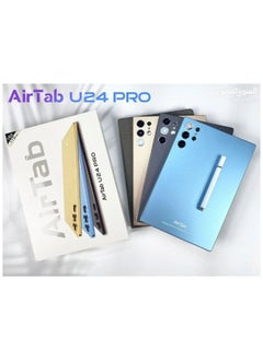 AirTab U24 Pro Smart Tablet 10.1-FHD Inch Display 16GB RAM 1TB ROM – With Arabic Keyboard Grey  - Image 2
