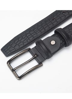 Generic Premium Classic Pin Buckle Belt - Casual Embossed Leather Belt For Men - 3.4CM Wide Genuine Leather Belt Without Buckle Timeless Elegance For The Modern Gentleman  - Image 5