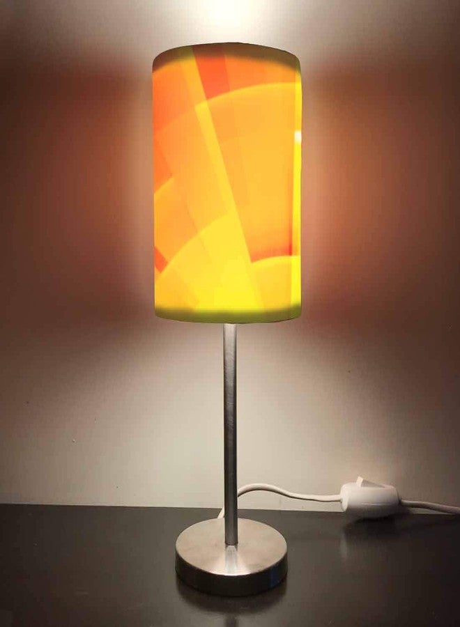 Nutcase Designer Small Table Lamp Night Light for Children�s Room � 13 inches Tall - Return Gifts for Kids Birthday - Orange and Yellow Designer - Image 1
