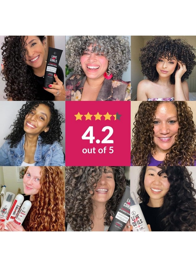 مجموعة Love Ur Curls Ultra Curl Defining للشعر المموج - شامبو وبلسم مع كريم تصفيف الشعر متعدد الاستخدامات وجل الطحالب البحرية الأيرلندية - Image 5