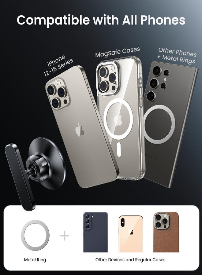 Miracase Magnetic Golf Cart, Gym Phone Holder, Strong Magnet Phone Mount Compatible with iPhone, Google Pixel Any Smartphone, Golf Cart Accessories Phone Caddy Gift for Friends - Image 2