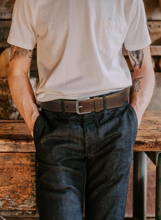 CHAOREN Mens Belts Leather - 35mm Genuine Leather Belt for Jeans - Men Gift for Casual Dress - Image 5