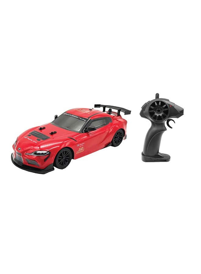 D-Power 1:16 Toyota Supra GT4 RC Car – 2.4GHz Remote Control Vehicle with Rechargeable Battery, Officially Inspired Design, for Kids Ages 6+ - Image 1
