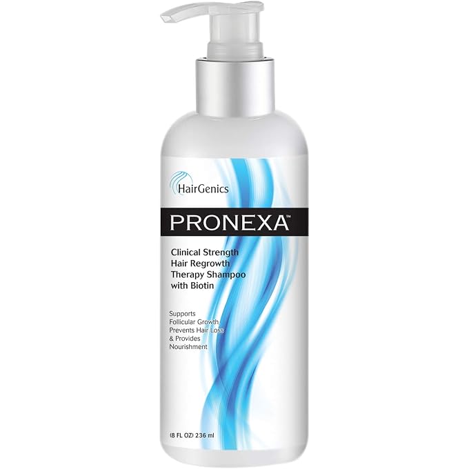 Pronexa Hairgenics Clinical Strength Hair Growth & Regrowth Therapy Shampoo With Biotin, 8 fl. oz. - Image 1