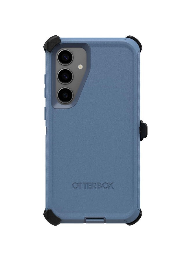 أوتربوكس جراب OtterBox Defender Series لهاتف Samsung Galaxy S24+ - أزرق فاتح، متين وقوي، مع حماية للمنافذ، يتضمن حاملًا بمشبك الحافظة  - Image 4