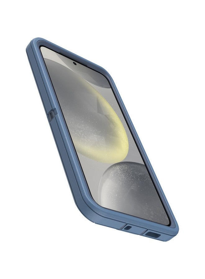 أوتربوكس جراب OtterBox Defender Series لهاتف Samsung Galaxy S24+ - أزرق فاتح، متين وقوي، مع حماية للمنافذ، يتضمن حاملًا بمشبك الحافظة  - Image 2