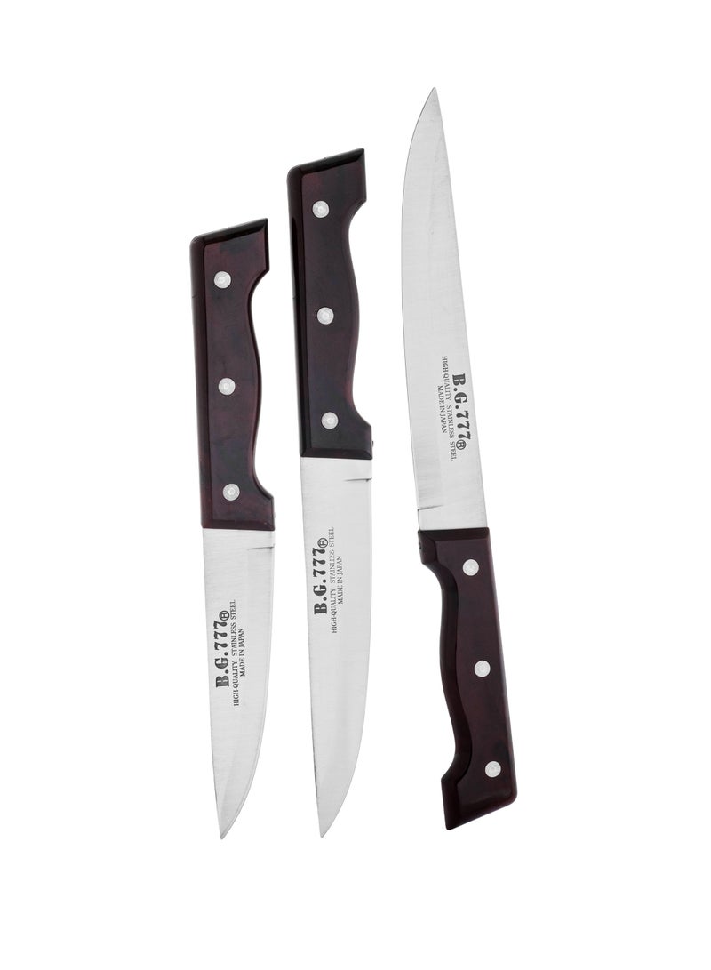 بروفيشنال مجموعة سكاكين المطبخ اليابانية 3 قطع - Image 2