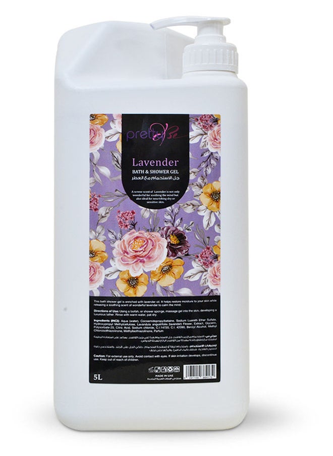 Bath & Shower Gel with Lavender Extracts 5L