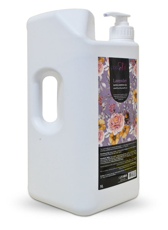 Bath & Shower Gel with Lavender Extracts 5L