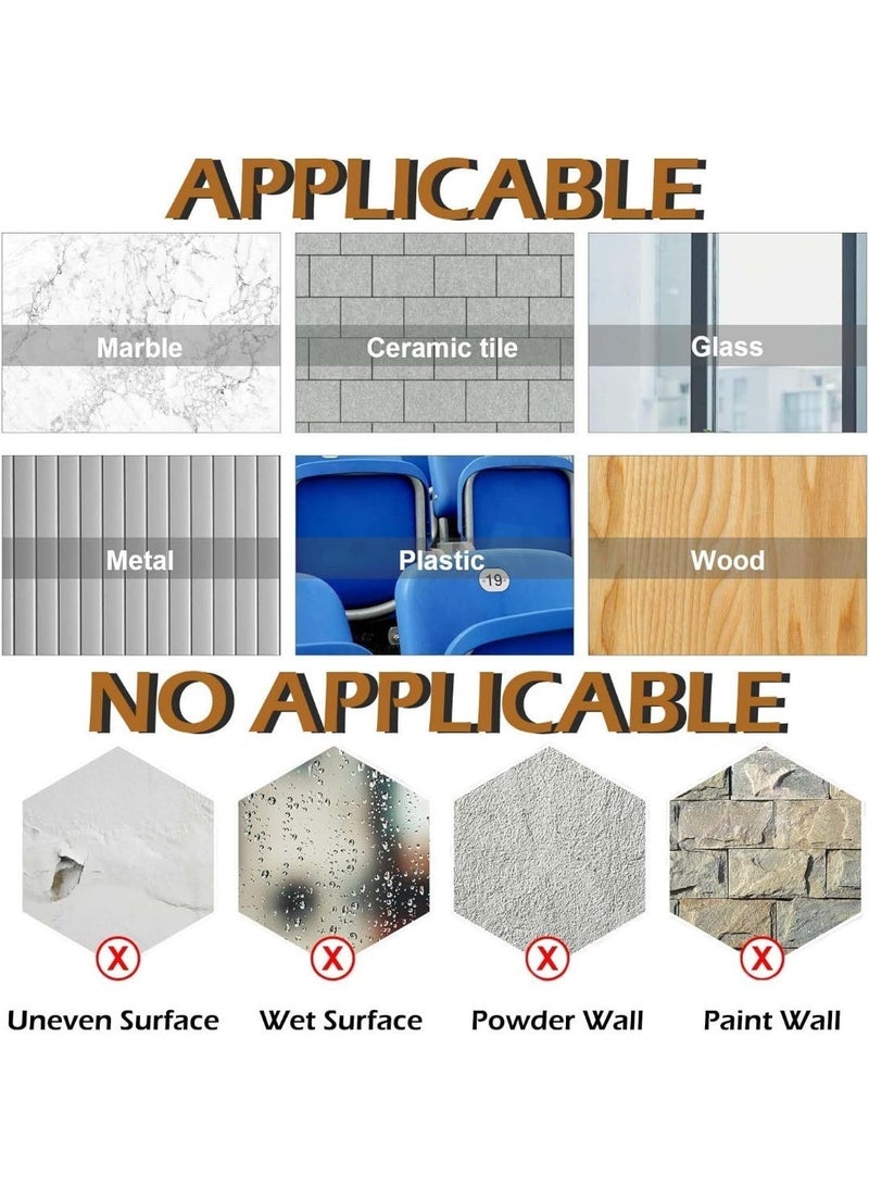 لاكي نوف 3 مجموعات من أرفف الحائط، حامل تثبيت على الحائط لكاميرات المراقبة وشاشات مراقبة الأطفال ومكبرات الصوت، سهل التركيب بدون حفر، مناسب لتزيين الجدران في غرف النوم والحمامات وغرف المعيشة. - Image 5