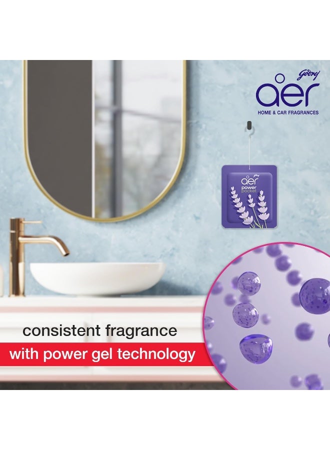 غودريج آير معطر حمام اير باور بوكيت من جودريج- لافندر بلوم، 10 جرام - Image 3