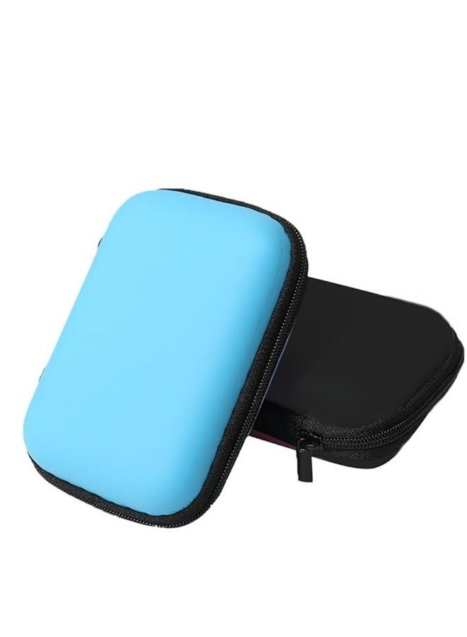 2pcs Portable Waterproof Finishing Gadget Holder Case ， Hard Shockproof Carrying Case, Hard Drive Storage Pouch Box Bag with Zipper, Carry Case Cover Pouch  - Image 2