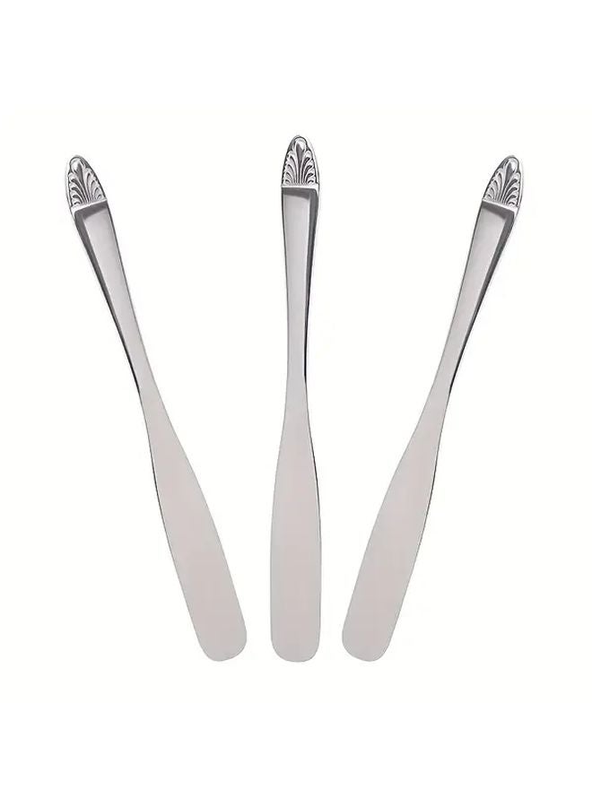 Model 001 Dental Gypsum Mixing Knife Stainless Steel Blade Ergonomic Wooden Handle Dental Tool - Image 4