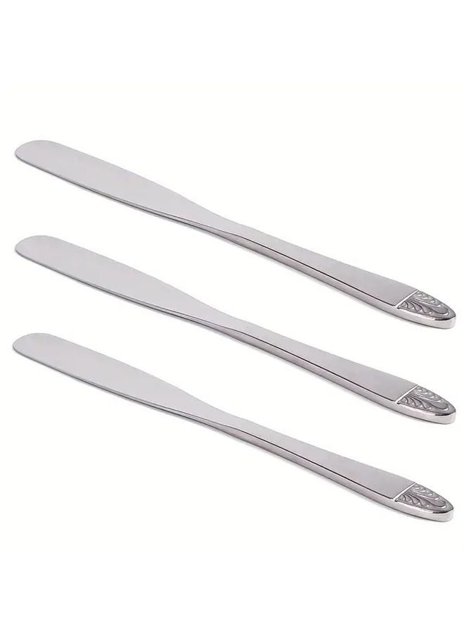 Model 001 Dental Gypsum Mixing Knife Stainless Steel Blade Ergonomic Wooden Handle Dental Tool - Image 1