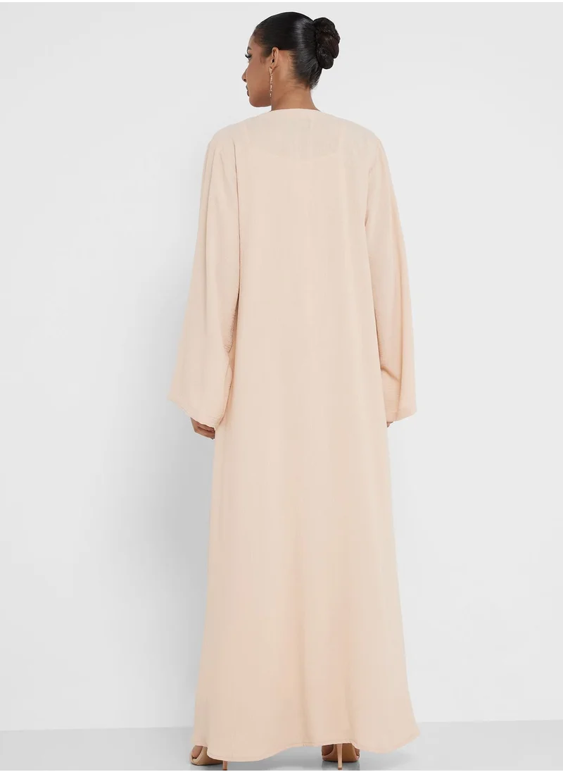 hayas closet Flared Sleeve Abaya