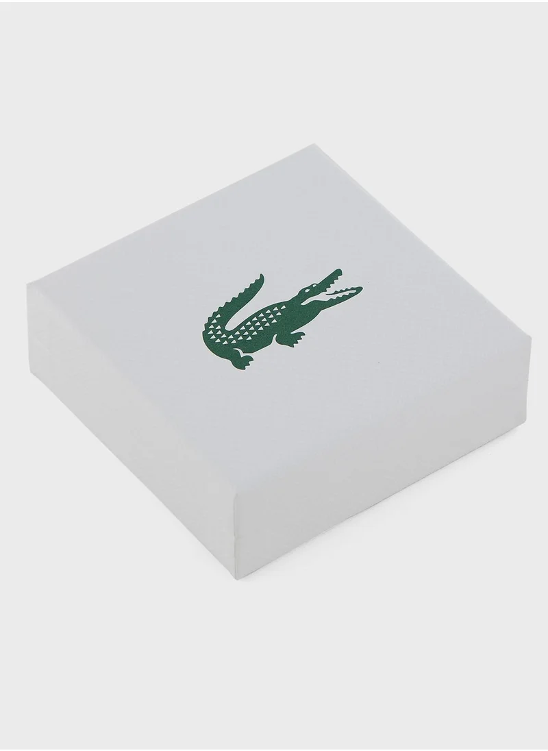 LACOSTE Elios Double Wrap Braided Bracelet